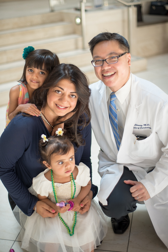 Dr. Jim Cheung with patient