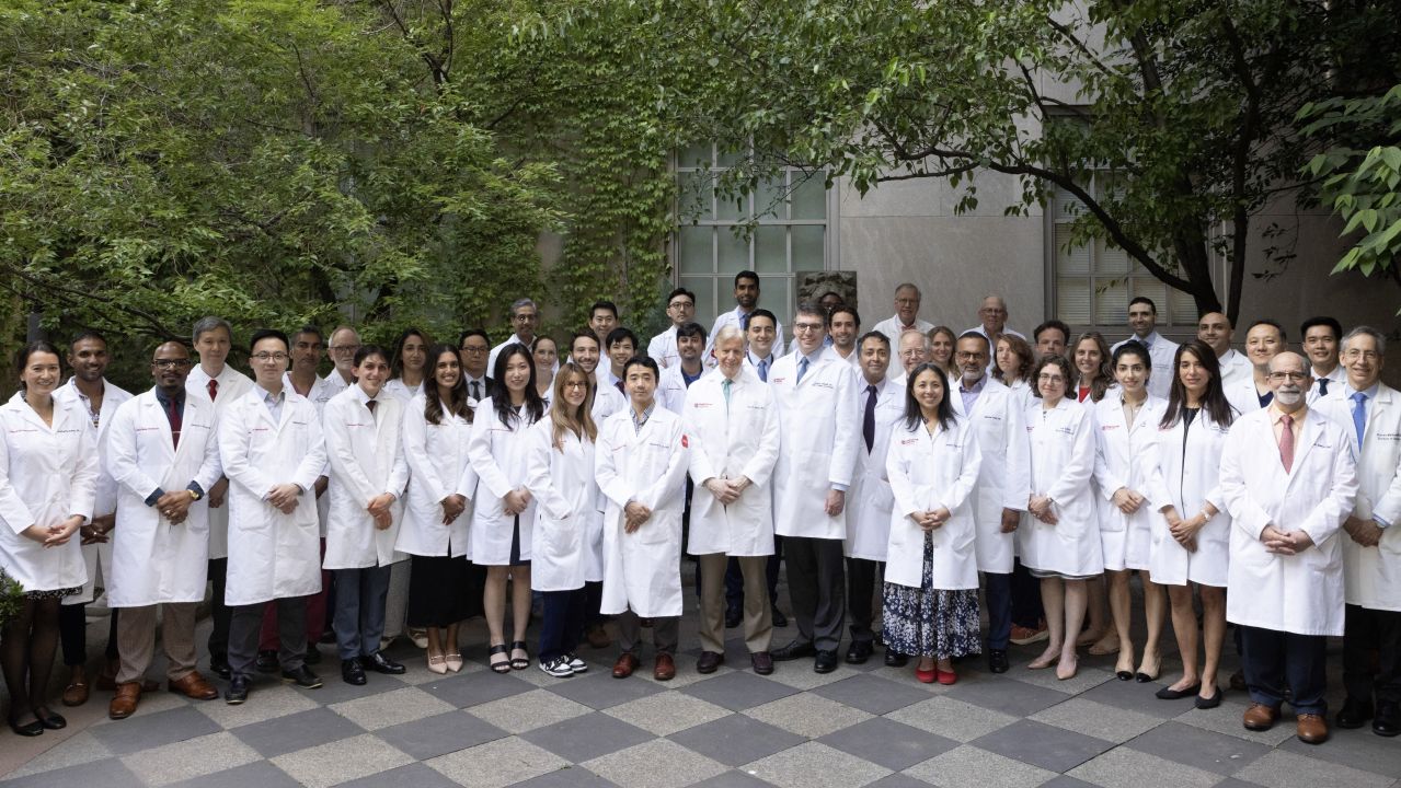 Division photo featuring fellows and physicians