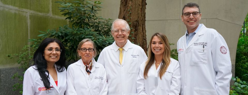 Group outdoor shot of Marfan and aortopathy providers