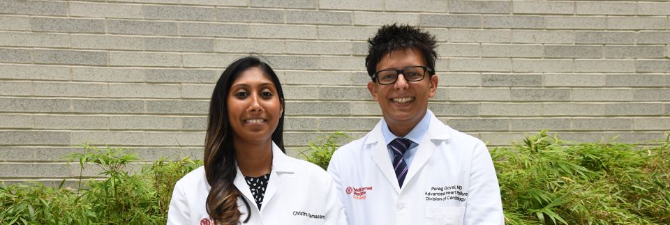 Photo of Parag Goyal MD and Christina Ramasami NP