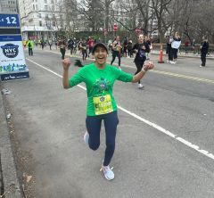 Dr. Jaya Kanduri running